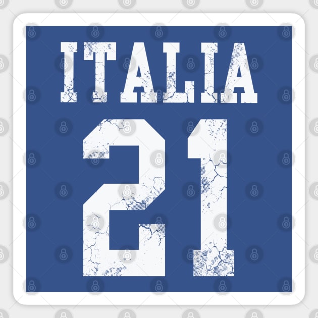 Italia 2021 Italy Italian Italiano Magnet by E